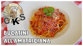 The Real Bucatini AllAmatriciana  Authentic Recipe [upl. by Naujtna]