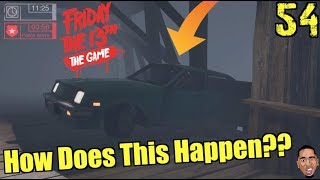 DRIVING OFF A BRIDGE Friday the 13th Gameplay 54 [upl. by Oberstone]