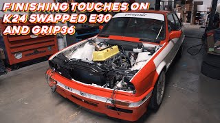 PROJECT GRIP36  EP6  Wrapping up the Grip36 amp K24 Swapped E30 for Bimmerfest [upl. by Yllaw]