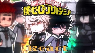 BNHA react  Angst  BakugouDeku focused  my videos [upl. by Lenoel]