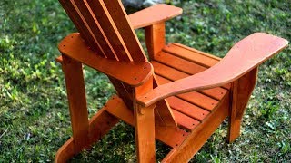 How To Make Adirondack Chairs [upl. by Ecnerol]