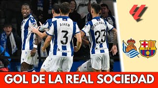 El BARCELONA se descuidó en Anoeta y Becker puso el 10 para la REAL SOCIEDAD  La Liga [upl. by Ehctav]