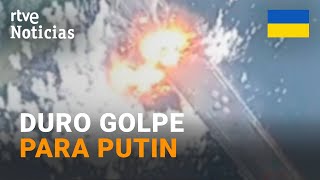 GUERRA UCRANIA destruye un PUENTE en KURSK mientras RUSIA avanza en el DONBÁS  RTVE Noticias [upl. by Elyrpa]