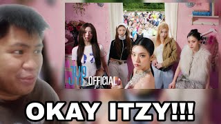 Reacting to ITZY quotGOLDquot MV pinoy [upl. by Ahsinyt896]