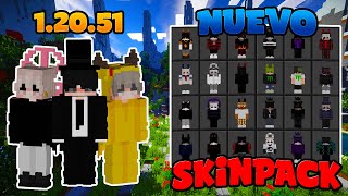 Nuevo Pack de skins para Minecraft Bedrock 12051 [upl. by Hess]