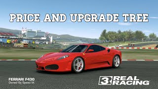 Real Racing 3 Ferrari F430 Price And Upgrades RR3 [upl. by Aihsenet]