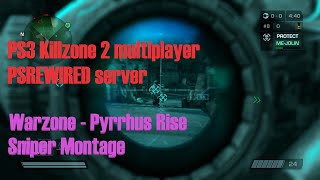 PS3 Killzone 2 Warzone 2024  PSREWIRED  Pyrrhus Rise Sniper Kills 081024 [upl. by Edasalof]