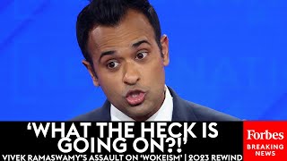 Its An Epidemic Vivek Ramaswamy Decries Wokeism In America  2023 Rewind [upl. by Amekahs]