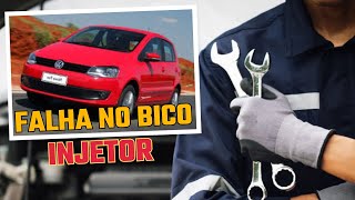 falha de cilindro fox Resolvida Mecânica Volkswagen falha na injeção teste bicos injetores [upl. by Nosro346]