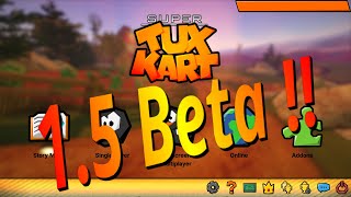 SuperTuxKart 15 Beta  Nuevas opciones graficas y carrera de prueba [upl. by Greenlee122]