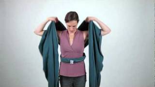 Moby Wrap Wrapping Gathered Instructions [upl. by Gordon163]