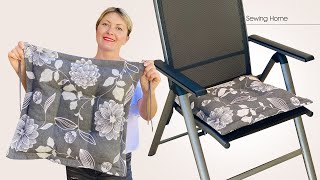 Make Your Seat Cushion For Any Chair  And Only For 15 Minutes [upl. by Nahsaj]