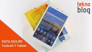 Turkcell T Tablet Kutu Açılımı [upl. by Hieronymus]