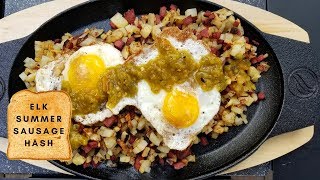 Elk Summer Sausage Griddle Hash [upl. by Mcadams]