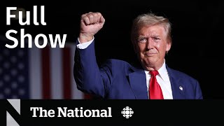 CBC News The National  Apparent Trump assassination attempt [upl. by Yolanthe]