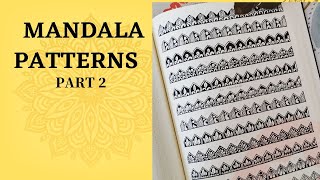 Learn the basics How to draw Mandala patterns for beginnersnew  Practice with me [upl. by Goldsmith]