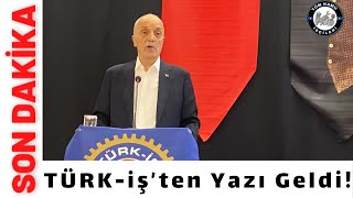 Türkİş Sendikasından Önemli Yazı Geldi 4d işçi Kadrosu Son Dakika [upl. by Shantha]