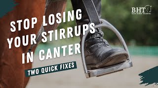 Stop Losing Your Stirrup In Canter On A Horse [upl. by Ogir749]