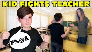 Kid Slaps Teacher During Class  Gets SUSPENDED Original [upl. by Ramahs]