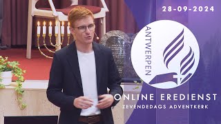 « Zelfverlies in éénheid »  Dimitri Cools  Adventkerk Antwerpen 28092024 [upl. by Akinek]