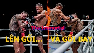 Tranh đai Kickboxing thế giới quotNgười Hà Lan bayquot Eersel hạ đàn anh bằng serie đòn gối sở trường [upl. by Adnalram]