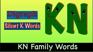 phonics Digraph KN Sound  Sikent K Words english [upl. by Greiner]