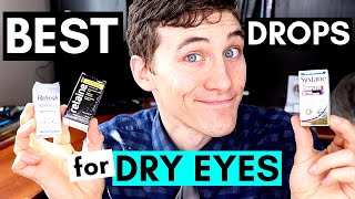 Best Dry Eye Drops  My Top 3 Artificial Tears Eye Drops [upl. by Arded]