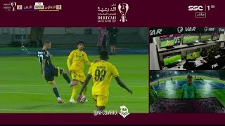 Marcelo Brozovic Red Card⛽️Al Taawoun Vs Al Nassr 02 VAR  All Goals Results amp Extended Highlig [upl. by Grier166]