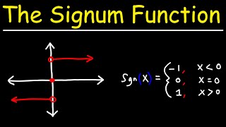 The Signum Function  Basic Introduction [upl. by Enyalaj]