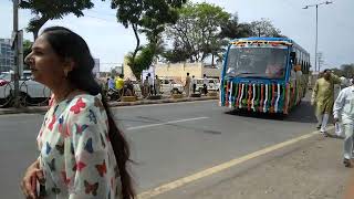 gsrtc new bus inguration program jamnagar 2023 old memories [upl. by Catharina]