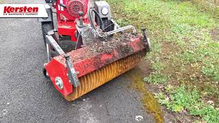 Kersten K2100  Front Sweeper with DeMoss Brush [upl. by Viki]