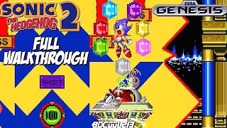 Sonic the Hedgehog 2 Sega Genesis Full Walkthrough Longplay [upl. by Nylteak]