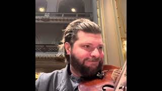 Some excerpts from Rimski Korsakow “Scheherazade” live from rehearsal Enjoy More to come [upl. by Eivlys]