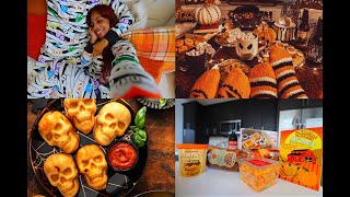 Fall Vlog  Spooky Szn Pizza Night Matching Pjs w My Boo Trying NEW Pumpkin Spice Items and MORE [upl. by Aeslahc]