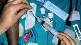 Ivf injection video Intravenous ceftriaxone Triject 1GOmeprazole Tiemonium Ketorolac injection24 [upl. by Leticia]