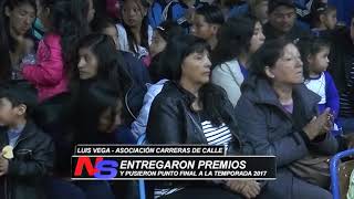 DEPORTES ENTREGA DE PREMIOS CARRERAS DE CALLE [upl. by Ddart]