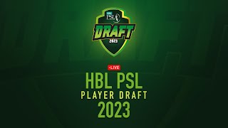 Live  HBL PSL Player Draft 2023  HBLPSLDRAFT HBLPSL8 [upl. by Uni]