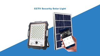 CCTV Camera solar Security light100w 200w 300w 400w 500w Solar light [upl. by Nomzzaj]