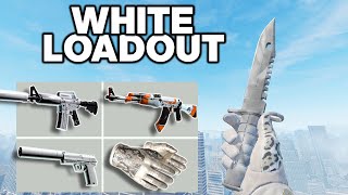 The BEST Budget White Themed Inventory CS2 Skins [upl. by Joab564]