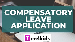 Compensatory Leave Application [upl. by Adonis707]