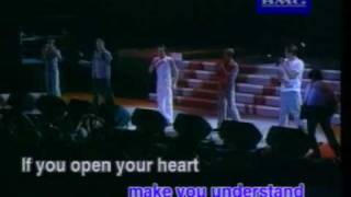 Westlife  Open Your Heart KTV The Best Quality Sound [upl. by Munroe]