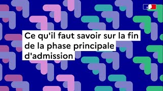 Parcoursup 2024  Ce qu’il faut savoir sur la fin de la phase d’admission principale [upl. by Ivan]