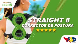 Corrector de postura de espalda para mujer y hombre Straight 8 💪 A3D [upl. by Jeanine]