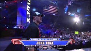 John Cena Entrance   WWE Tribute to the Troops 2011 [upl. by Leima]