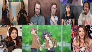 BUNNY GIRL SENPAI EPISODE 3 REACTION MASHUP [upl. by Wendelina]