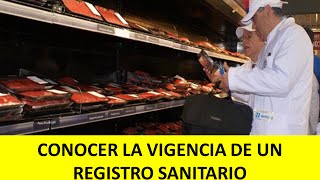 Conocer la vigencia de un registro sanitario en Colombia [upl. by Ecinev506]