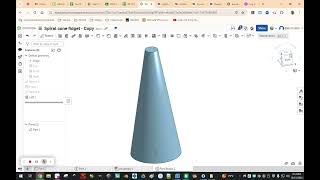 Onshape Passthrough Fidget Cone [upl. by Dwaine]