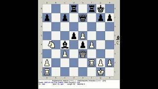 Papaioannou Ioannis vs Hadzimanolis Antonios  Greece Chess U20 27th 1995 [upl. by Proudlove]