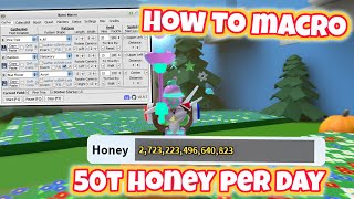 How to Macro in Bee Swarm Simulator with Natro Macro [upl. by Otilrac]