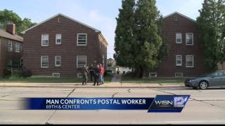 Postal worker threatened in Wauwatosa [upl. by Asiuqram597]